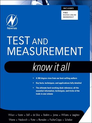 cover image of Test and Measurement